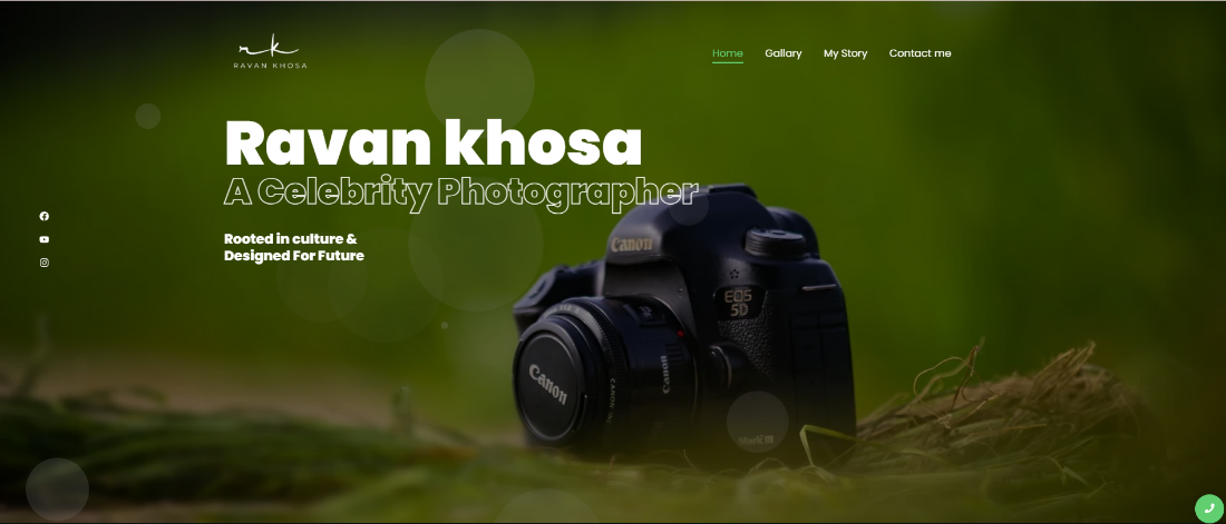 Ravan Khosa portfolio site, a photographer gallery